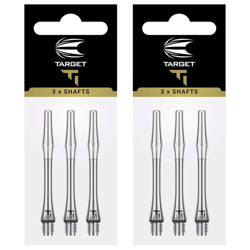 2x 3pc Target Titanium Pro Shaft Dart Accessory Intermediate