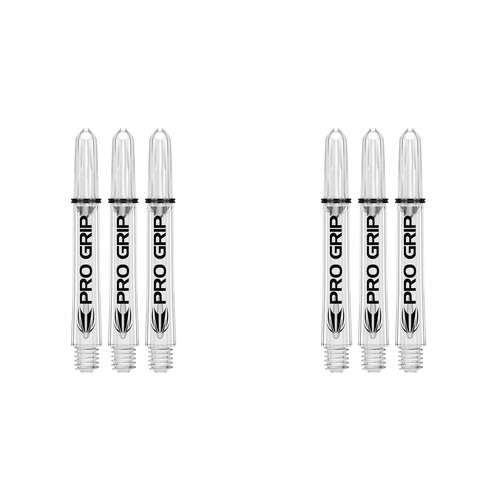 2x 9pc Target Pro Grip Nylon Shaft Multipack Short - White