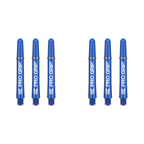 2x 9pc Target Pro Grip Nylon Shaft Multipack Intermediate - Blue