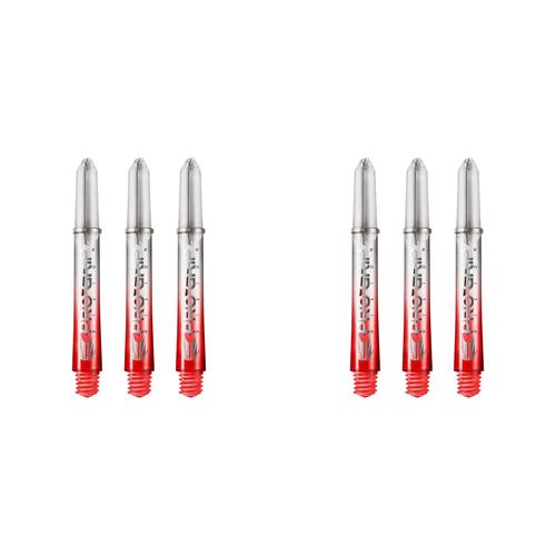 2x 3pc Target Pro Vision Shaft Multipack Intermediate - Red 