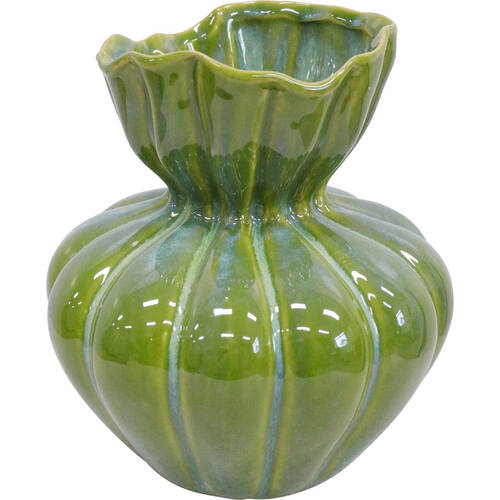 LVD Stoneware Flower Vase Home Decor Bayleaf Small