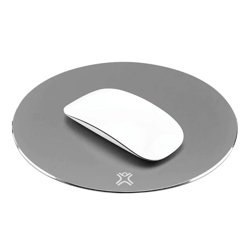 Xtrememac Aluminum Round Computer Mouse Pad Space Grey