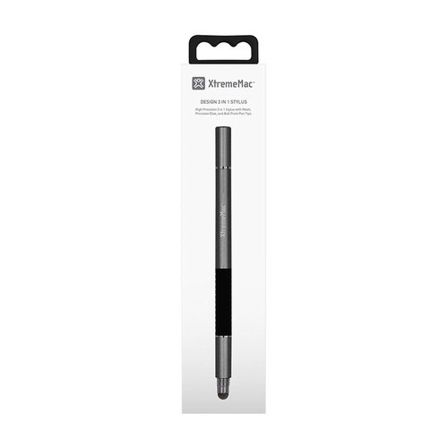 XtremeMac High Precision 3-in-1 Stylus Pen - Space Grey