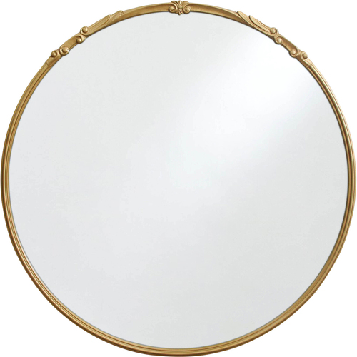 LVD Ana Metal 80cm Vanity Mirror Wall Hanging Display Round - Gold