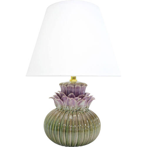 LVD Ceramic/Cotton Talia Lamp Home/Room Tabletop Decor 16x26cm