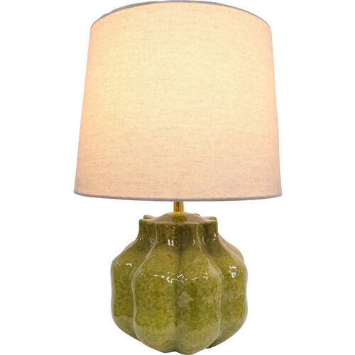 LVD Ceramic/Linen Lamp Home/Room Decor 30x45.5cm - Pod French Pear