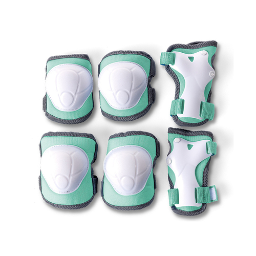 Yvolution Safety Pads Set Knee/Elbow Protection Green 3y+