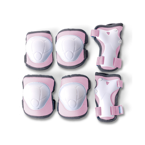 Yvolution Safety Pads Set Knee/Elbow Protection Pink 3y+