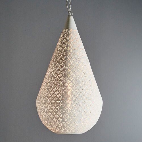 Belle Europa Iron Ceiling Pendant Light Hanging Lamp Large 90cm White