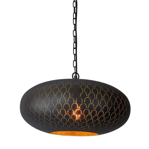 Belle Viper Metal Pendant Light Home Hanging Lamp 45cm Black