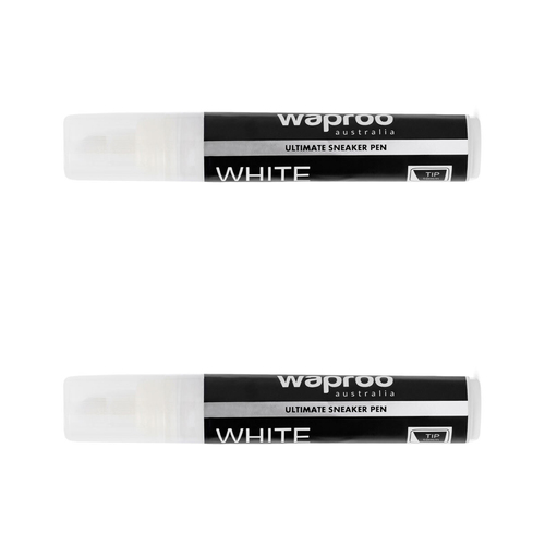 2PK Waproo Platinum Sneaker/Shoe Touch-Up Recolouring Pen White